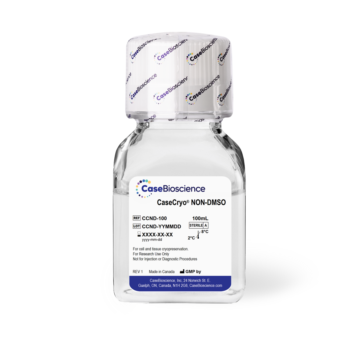DMSO, NON-DMSO, DMSO Free, Cryopreservation, Cryoprotectant, Cryopreservation media, Freezing Media, Cell Therapy, Cell Therapy Research, Stem Cell Therapy, CaseCryo, CaseCryo NON-DMSO, CaseBioscience
